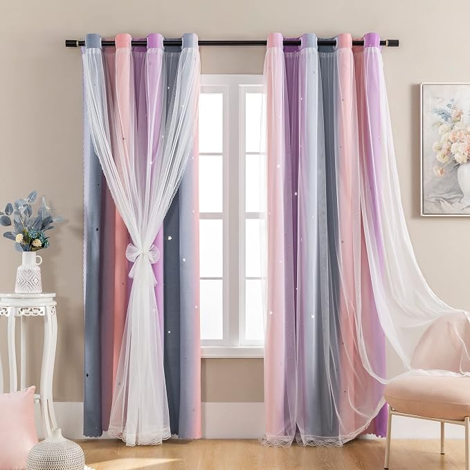 XiDi Dream Star Blackout Curtains by Addsomecolortolife
