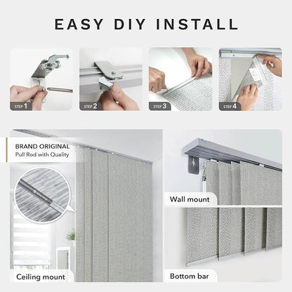 GoDear Design Adjustable Panel Track Blinds - Image 8