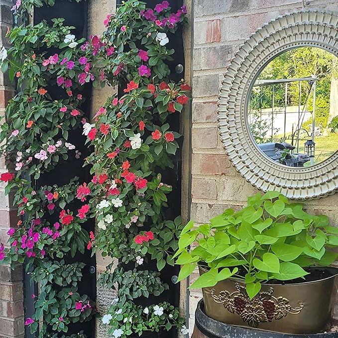 New Upgraded Deeper and Bigger 7 Pocket Hanging Vertical Garden Wall Planter - Image 4
