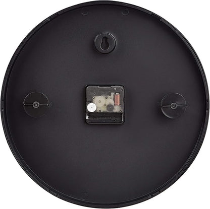 Amazon Basics Classic 12" Round Wall Clock, Silent Non Ticking, Battery Operated - Image 2