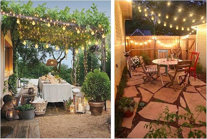 Hanging Solar Powered Warm White LED Light, Cracked Glass Ball Light, Waterproof Outdoor Christmas Decorative Lantern for Garden, Yard, Patio, Lawn (Single Color, 1)