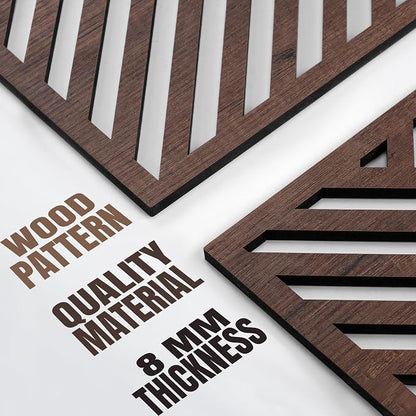 qmmp Modern Wooden Wall Sculptures - Image 4