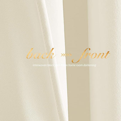 NICETOWN Luxury Velvet Curtains 72 inches, Sound Reducing Heavy Matt Solid Rod - Image 4