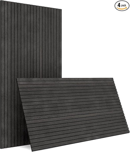 4-Piece Wood Slat Wall Panel for Interior Wall Decor Noise Cancelling 47.2" x by premiumqualitypeelandsticktile
