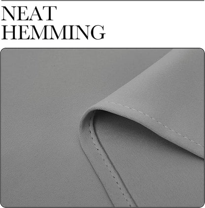 NICETOWN Silver Grey Room Separating Divider, Room Divider Curtain Screen - Image 6