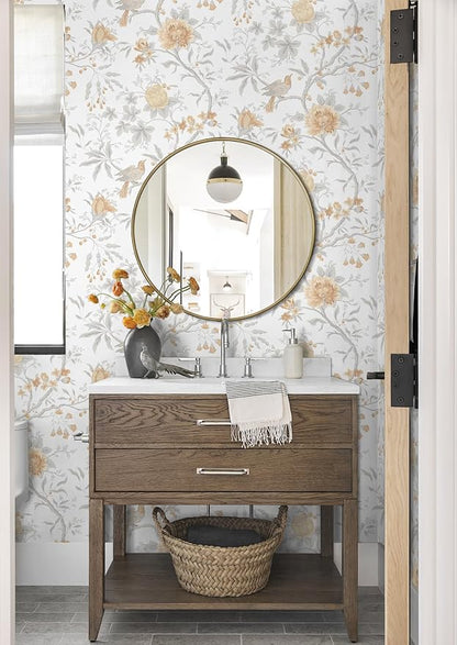 CiCiwind 17.3" × 197" Floral Peel and Stick Wallpaper - Image 3