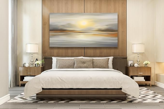 VHMING Abstract Canvas Wall Art Seascape Canvas Printing Abstract Art Wall - Image 5