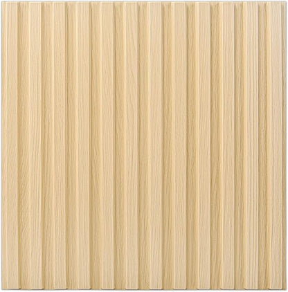 Art3d Slat Wall Panel, 3D Fluted Textured Panel 12-Tile 19.7 x 19.7in. - Image 2