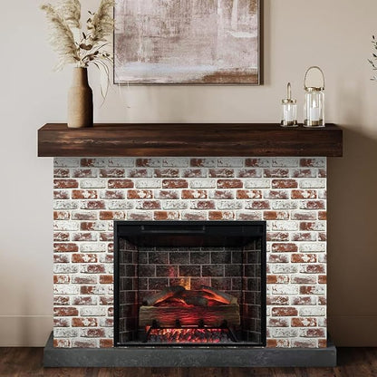 COMSTICKC 3D Faux Brick Wall Panels Peel and Stick, Small Size Self Adhesive - Image 7