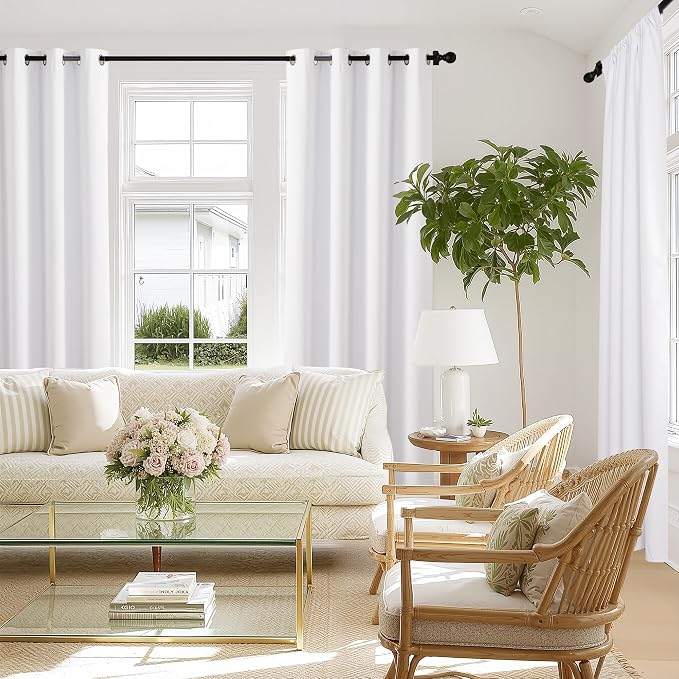 NICETOWN 100% Blackout Window Curtain Panels 86 inch Length - Image 6