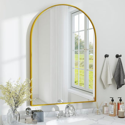 SCWF-GZ 24x36 Arch Mirror Rectangle Full Length Wall Mounted Hanging or Against - Image 8