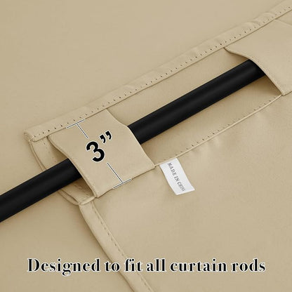 RYB HOME Blackout Curtains for Living Room, Privacy Thermal Insulating Window - Image 5