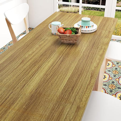 WESTICK Brown Wood Peel and Stick Wallpaper Light Wood Grain Contact Paper by WESTICK