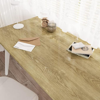 WESTICK 394"x15.8" Brown Wood Contact Paper Peel and Stick Countertops - Image 6