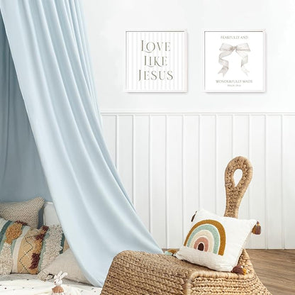 LARTSFRO Coquette Beige Bow Jesus Wall Art Decor Posters, Inspirational Bible - Image 5