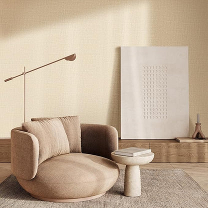 WADILE Grasscloth Peel and Stick Wallpaper 15.7in x 787.4in, Textured Contact - Image 3