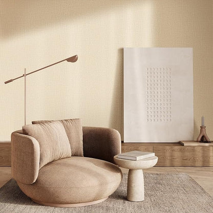 WADILE Grasscloth Peel and Stick Wallpaper 23.6in x 236in, Textured Contact - Image 3