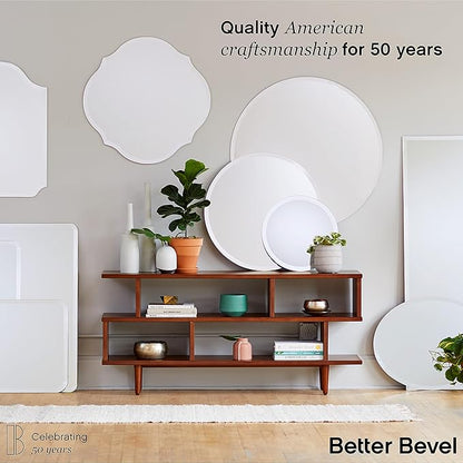 Better Bevel Frameless Rectangle Mirror | 24" x 36" Bathroom Wall Mirror - Image 6