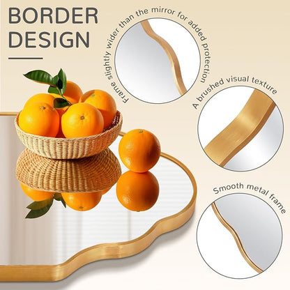 Scalloped Mirror for Bathroom - Image 4