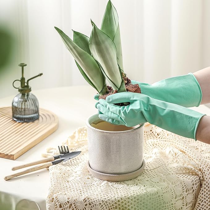 5.8 Inch Plant Pot: Ceramic Planter with Drainage Hole & Saucer - Cylinder Round Flowerpot for Indoor & Outdoor Plants - with Separate Tray for Home & Office - Retro Style, Grey