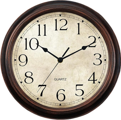 KECYET 14 Inch Wall Clocks Battery Operated Silent Non-Ticking Analog Wall by KECYETWALLCLOCK