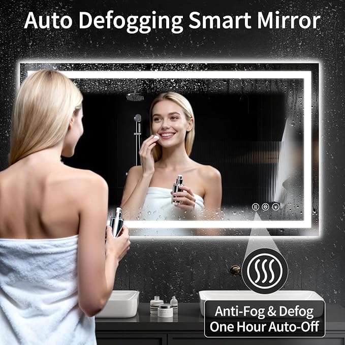 LED Bathroom Mirrors 32"x48" Bathroom Mirror - Image 2