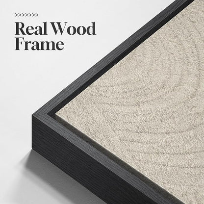 Long Narrow Framed Neutral Abstract Vertical Wall Art Set, 2 Piece Modern - Image 6