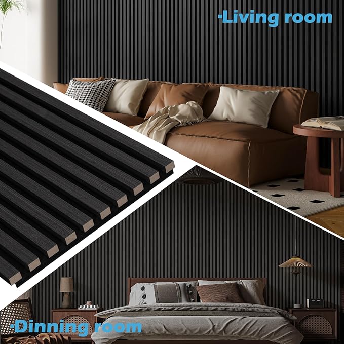Art3d 2-Pack 108" x 12" Acoustic Wood Panels - Image 3