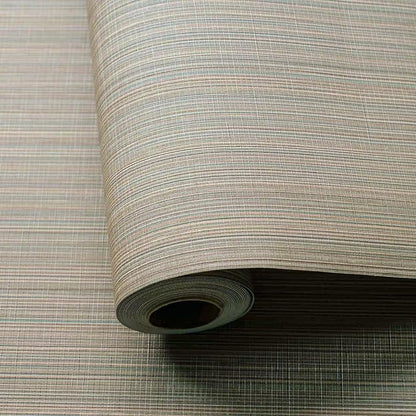 YXTII 20.8" x 393.7" Peel and Stick Wallpaper Grasscloth, Thick Brown Textured by YXTII