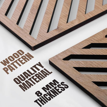 qmmp Modern Wooden Wall Sculptures - Image 6