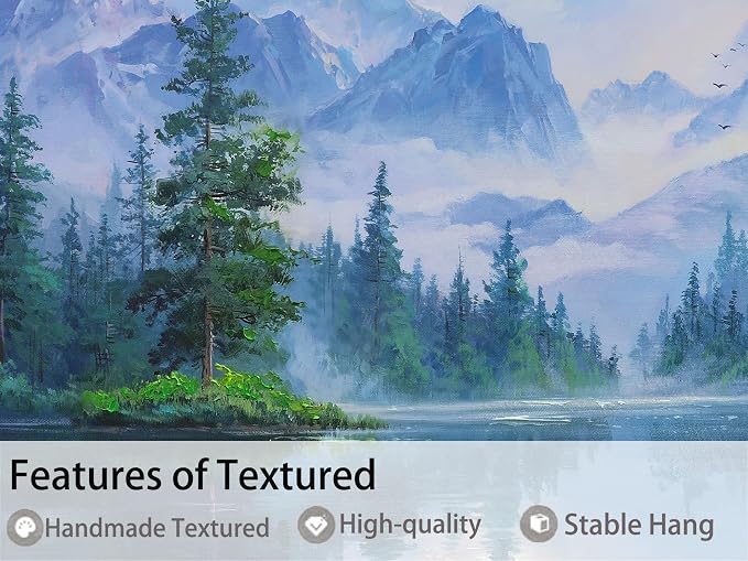 Ardemy Large Landscape Wall Art Nature Canvas Textured Forest Scenery Pictures - Image 4
