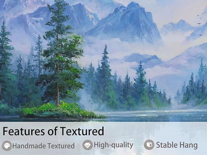 Ardemy Large Landscape Wall Art Nature Canvas Textured Forest Scenery Pictures - Image 4