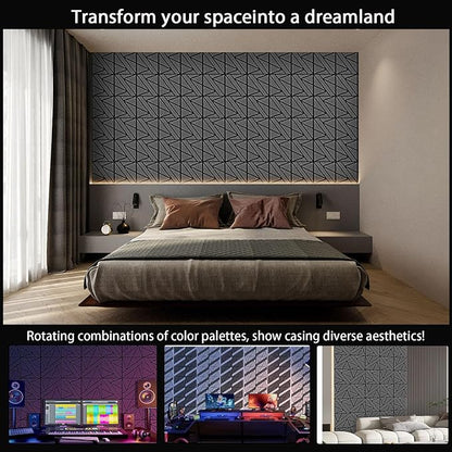 50 Pack Bulk Self-Adhesive Soundproof Wall Panels, 1.2lb/ft³ High Density - Image 5
