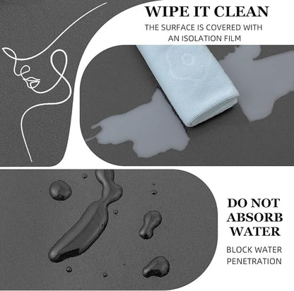 Grey Wallpaper Self Adhesive Peel and Stick Wall Pattern - Image 3
