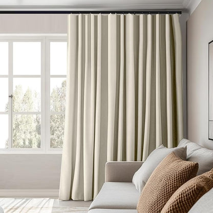 MaKefeile Room Divider Curtains Total Blackout Privacy Curtain Panel Room - Image 5