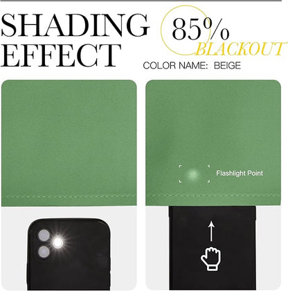 NICETOWN Froest Green Blackout Curtains 102 inches Length - Image 4