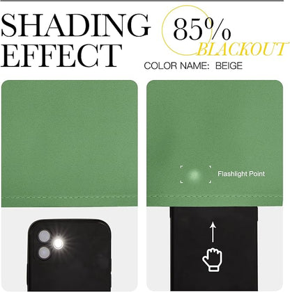 NICETOWN Froest Green Blackout Curtains 78 inches Length - Image 4