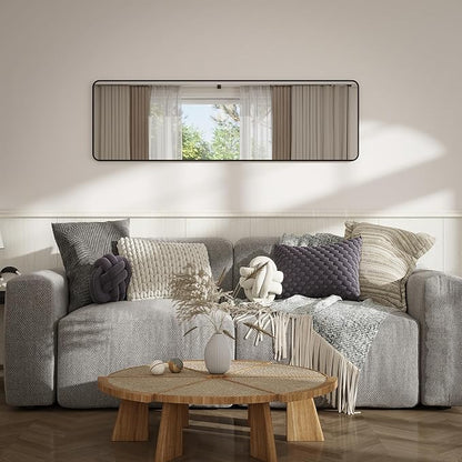 Full Length Door Mirror 14x48, Metal Frame - Image 4