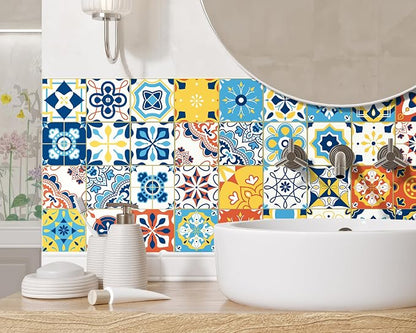 FLFK Wallpaper Border Tile Stickers Peel and Stick Wall Border - Image 4