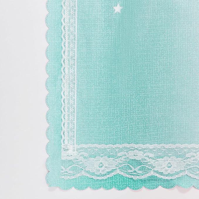 XiDi Curtains for Bedroom Kids Rainbow Pink Purple Green Curtains for Girls - Image 8