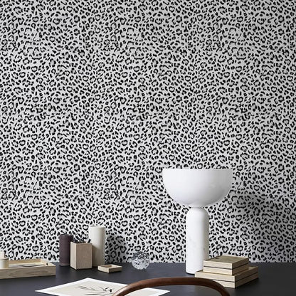 Leopard Print Peel and Stick Wallpaper, Waterproof Removable Self Adhesive by wallpaper