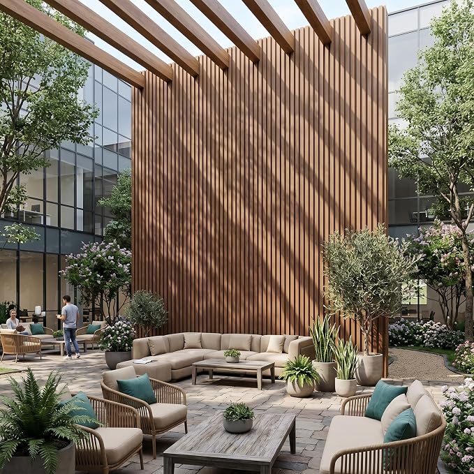 From Plain to Beautiful in Hours WPC Exterior Wall Slat Panels Waterproof - Image 18