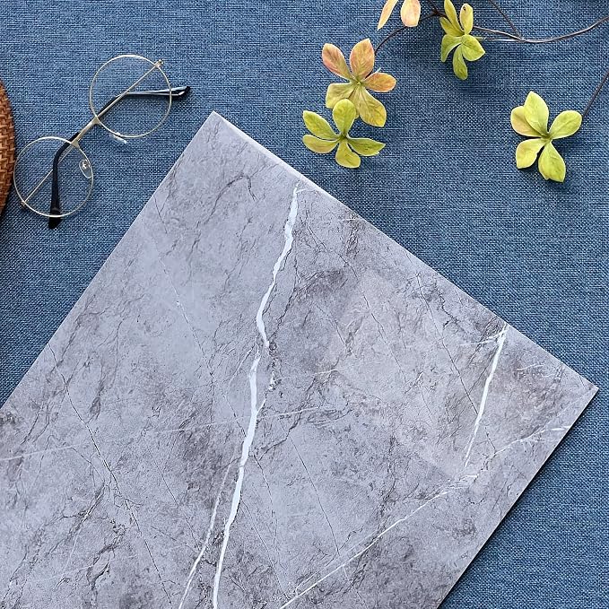 Haimin Wall Panels Peel and Stick 20 Pieces 23.6x11.8in Backsplash Marble Look - Image 4