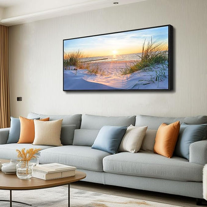 MHARTK66 Large Wall Art for Living Room Modern Wall Decor for Bedroom Beach - Image 2