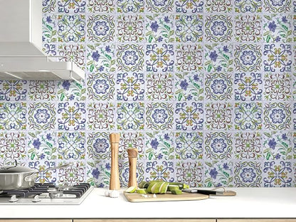 Wudnaye Peel and Stick Backsplash Wallpaper Kitchen Faux Tile Contact Paper - Image 8