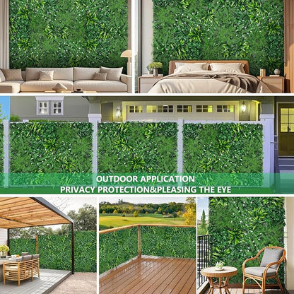Grooy Grass Wall, Artificial Boxwood Panels 40"x120", Privacy Hedge Fence Screen - Image 5