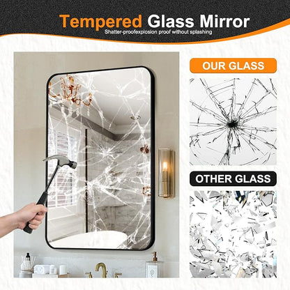 Delma Bathroom Mirror, High-Definition Vanity Mirror, Versatile Mirror - Image 6