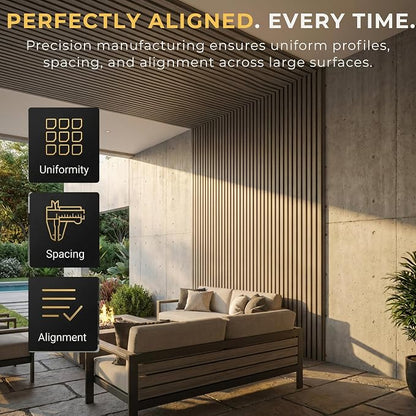 From Plain to Beautiful in Hours WPC Exterior Wall Slat Panels Waterproof - Image 7