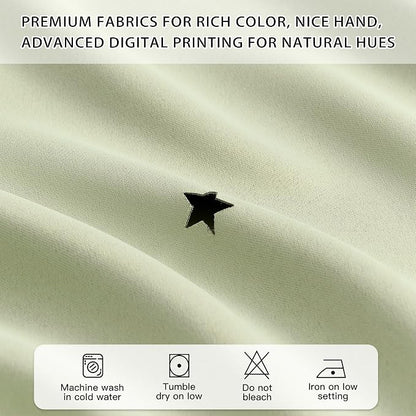 XiDi Green Curtains for Bedroom, Girls Room Blackout Curtains, Kids Room - Image 5