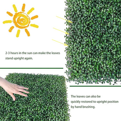 ODTORY Artificial Grass Wall Panels Backdrop: 40"x40" UV-Anti New Bottom Plate - Image 4